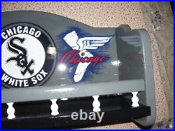 White Sox bobble head display shelf