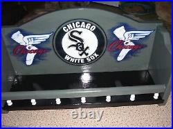 White Sox bobble head display shelf