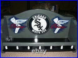 White Sox bobble head display shelf