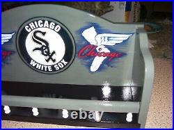 White Sox bobble head display shelf