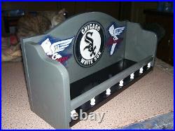 White Sox bobble head display shelf