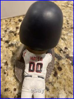 Willie Mays Hayes Bobblehead Major League Cleveland Indians Akron SGA Movie Legs