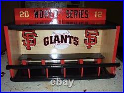 Willie Mays San Francisco Giants Bobble heads display case Shipped dis-assembled