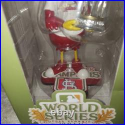 World Series Mascot Bobblehead Cardinals 2011 Fredbird Foco Super RARE