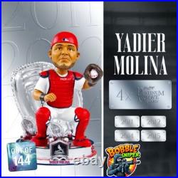 YADIER MOLINA St. Louis Cardinals Rawlings Platinum Glove MLB Bobblehead