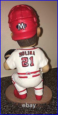 Yadier Molina Memphis Redbirds/St. Louis Cardinals Rookie 2004 Bobblehead RARE