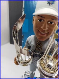 Yankees Derek Jeter 2000 World Series Champ & Mvp Trophy Bobblehead Le 300