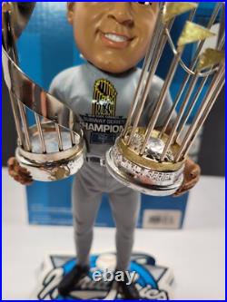 Yankees Derek Jeter 2000 World Series Champ & Mvp Trophy Bobblehead Le 300