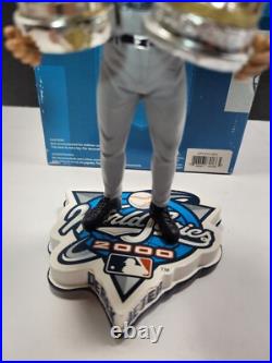 Yankees Derek Jeter 2000 World Series Champ & Mvp Trophy Bobblehead Le 300
