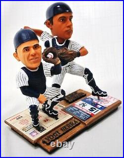 Yankees Greats rare Duel Player (Yogi Berra #8 and Jorge Posada #20) bobble