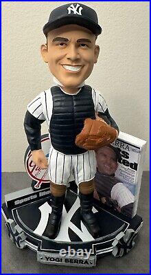 Yogi Berra New York Yankees Sports Illustrated Cover Bobblehead NEW #53/100